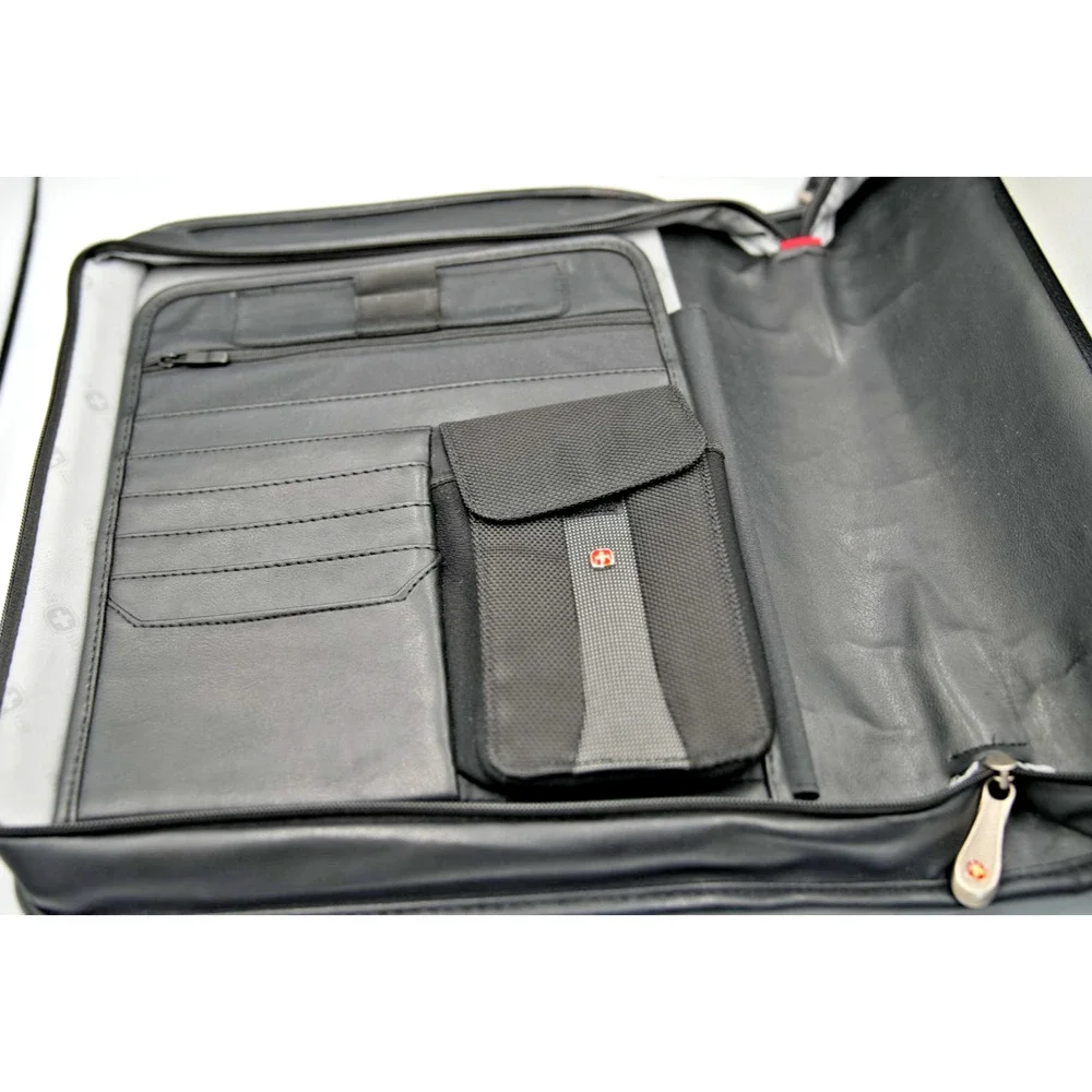 Wenger Black Slim Laptop Briefcase / Work Bag‎ Gently Used